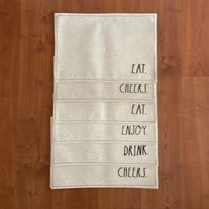 Set of 6 Rae Dunn placemats